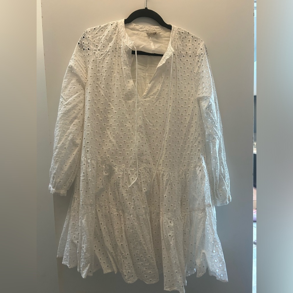ASOS eyelet tiered dress 4